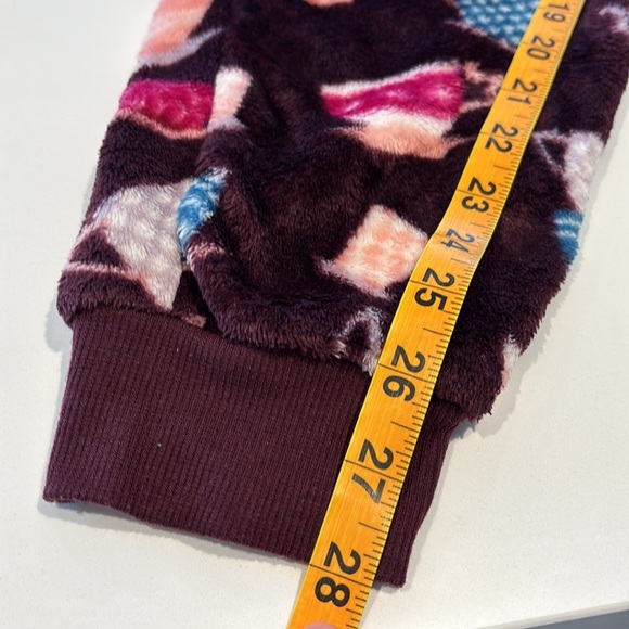 Women’s Joyspun Pajama Bottoms Burgundy With Coffee Cups Soft Fabric S - Picture 6 of 13